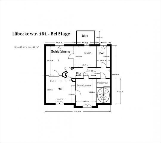 Grundriss Fewo 1 - 1. OG